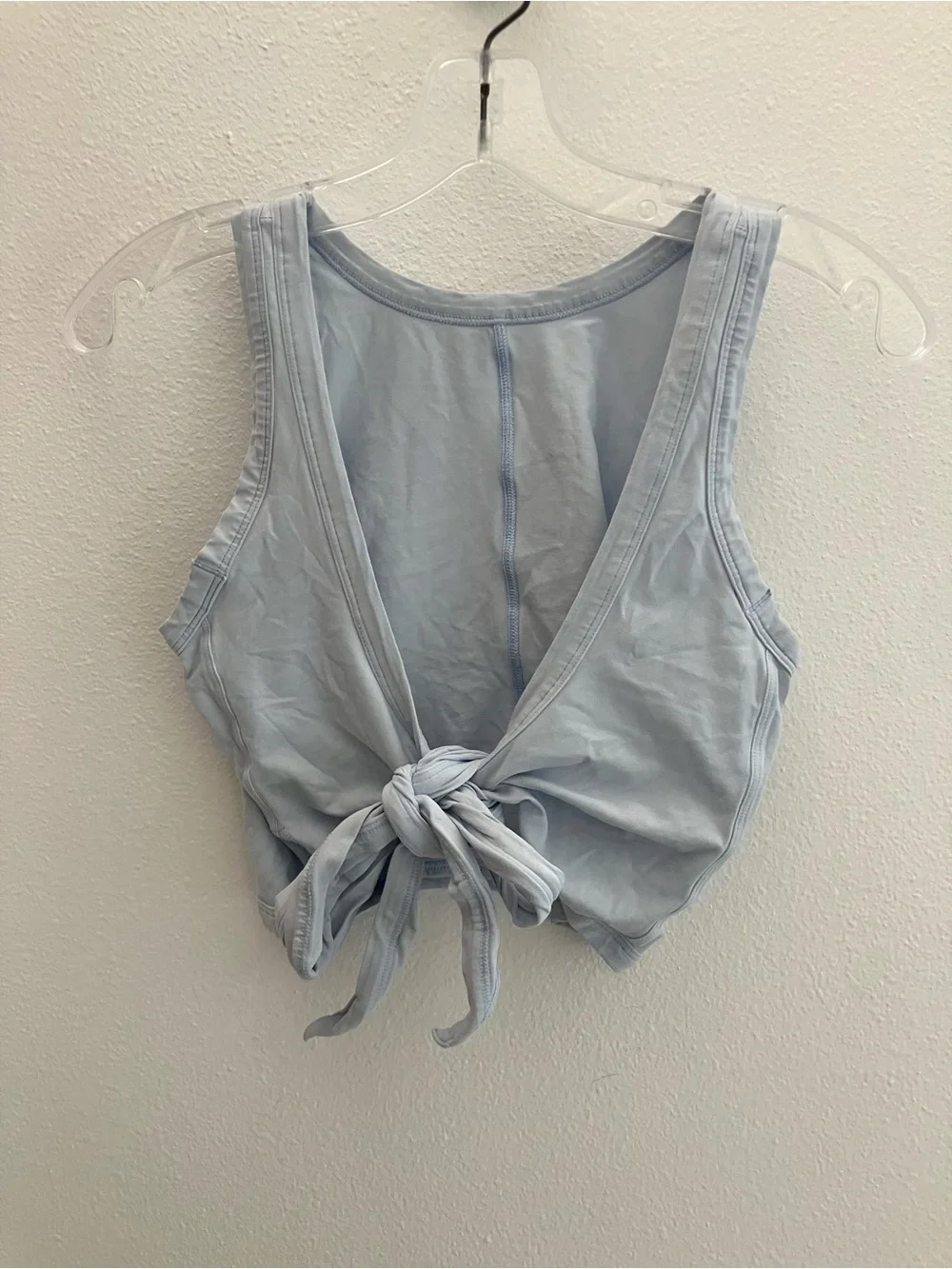 lululemon athletica Light Blue Cropped Tank